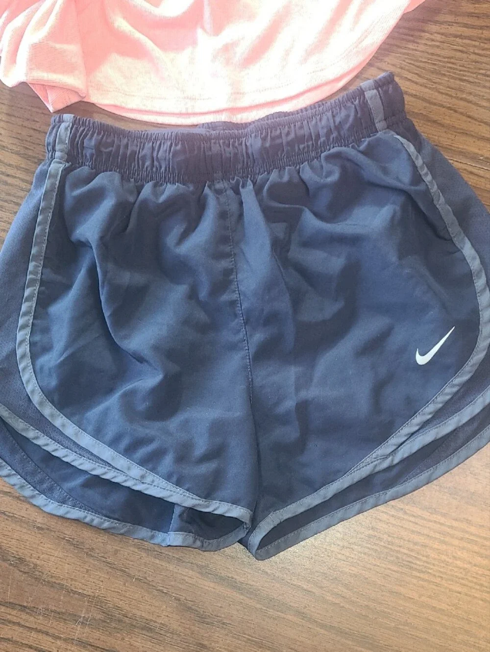 Nike Womens Pink Halter Tank with Red and Navy Shorts Set Size Small